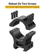 Load image into Gallery viewer, MidTen Profile Scope Mount with robust six torx screws High
