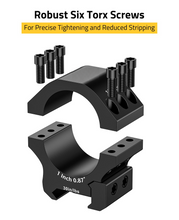 Load image into Gallery viewer, MidTen Profile Scope Mount with robust six torx screws Low
