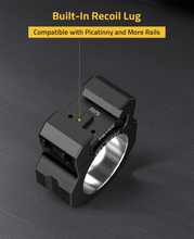 Load image into Gallery viewer, MidTen 2-piece scope ring with compatiblewithpicatinny and more rails Medium
