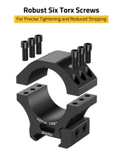 Load image into Gallery viewer, MidTen Profile Scope Mount with robust six torx screws Medium
