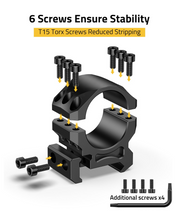 Load image into Gallery viewer, MidTen Stability 6-screw Ring with ensure stability 1inch x 0.87inch
