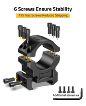 Load image into Gallery viewer, MidTen Stability 6-screw Ring with ensure stability 1inch x 1.00inch
