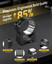 Load image into Gallery viewer, MidTen scope ring with anti-scratch easy setup type-illanodized High
