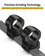 Load image into Gallery viewer, MidTen 1 inch Rings with machined in pairs with min roundness and coaxial errors 1inch x 1.20inch
