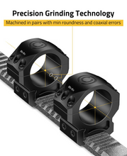 Load image into Gallery viewer, MidTen 1 inch Rings with machined in pairs with min roundness and coaxial errors 30mm x 0.90inch
