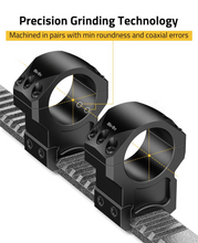 Load image into Gallery viewer, MidTen 1 inch Rings with machined in pairs with min roundness and coaxial errors 30mm x 1.26inch

