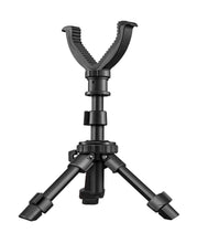 Load image into Gallery viewer, MidTen Shooting Rest Tripod 11.8″-25″ Adjustable Height Tripod with V Yoke Stand
