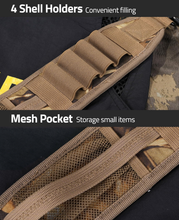 Load image into Gallery viewer, MidTen Shotgun Sling – mesh pocket storage small items, khaki
