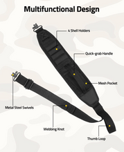 Load image into Gallery viewer, MidTen Shotgun Sling – webbing knot thumb loop, black

