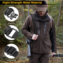 Load image into Gallery viewer, MidTen Shotgun Sling 550 Paracord Sling with hight-strength metal material sling swivel in black
