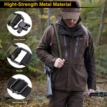 Load image into Gallery viewer, MidTen Shotgun Sling 550 Paracord Sling with hight-strength metal material sling swivel in dark green
