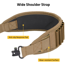 Load image into Gallery viewer, MidTen neoprene shoulder pad with anti-slip neoprene pad wear-resistant surface in khaki
