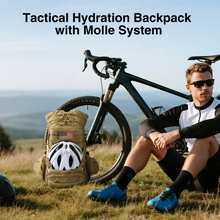 Load image into Gallery viewer, MidTen tactical hydration backpack – tactical hydration backpack with molle system, khaki
