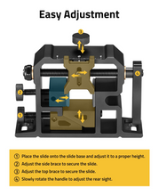 Load image into Gallery viewer, MidTen Tool Kit – place theslide onto the slidebase and adjustitto aproperheight
