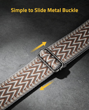 Load image into Gallery viewer, MidTen Two Point Sling – simple to slide metal buckle, mixed brown
